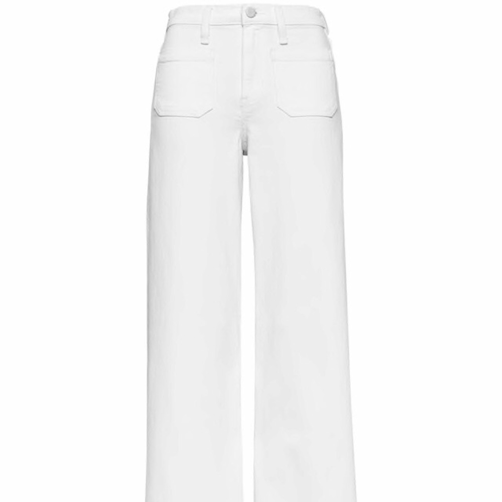 BR  High-Rise Wide-Leg Patch Pocket Jeans / NWT